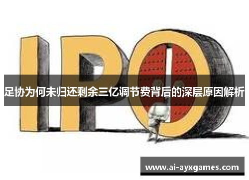 足协为何未归还剩余三亿调节费背后的深层原因解析
