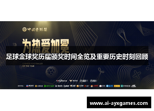 足球金球奖历届颁奖时间全览及重要历史时刻回顾